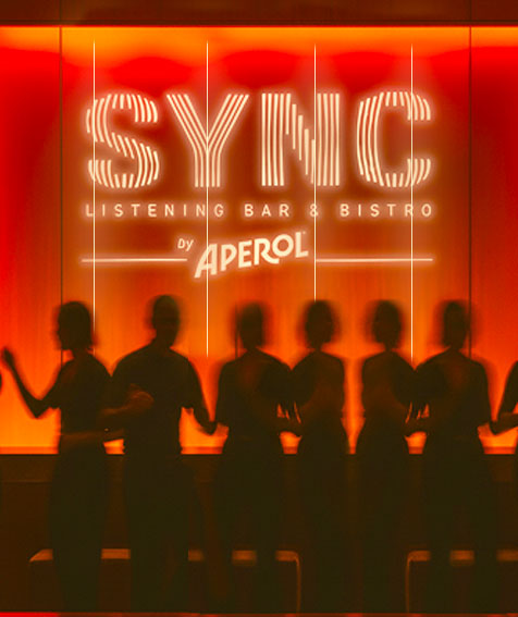 Esperienza Sync Milano - showcase fotografico del locale